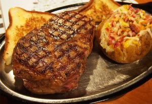 steak and potato